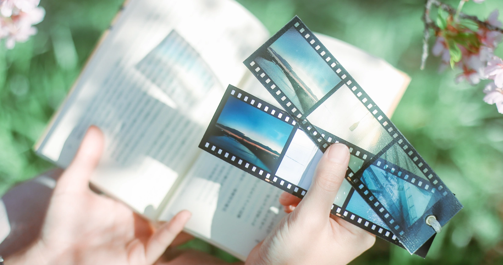フィルム風ブックマーク写真